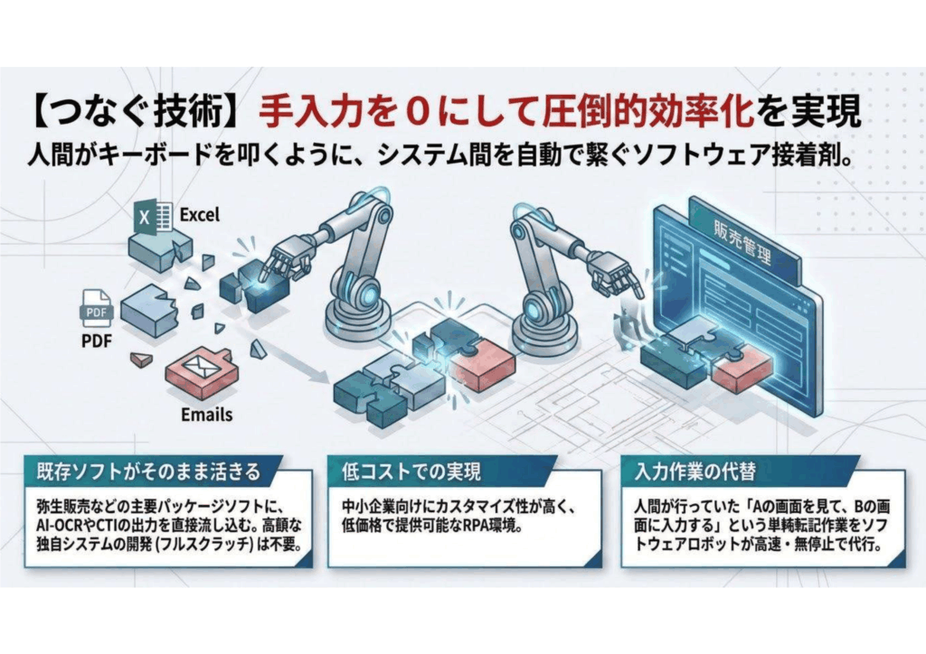 【つなぐ技術】手入力を0にして圧倒的効率化を実現