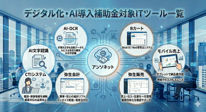 List of registered IT tools for the Digitalization and AI Implementation Subsidy 2026